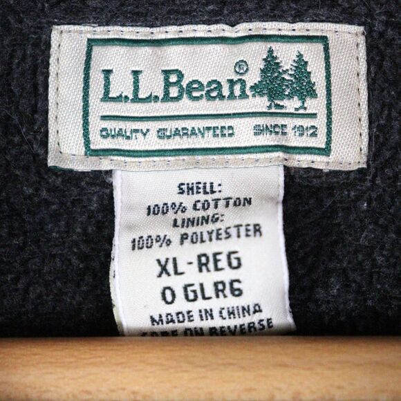 L.L. Bean Scotch Plaid Fleece Lined Heavyweight Workwear Flannel XL - Picture 6 of 7